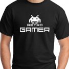 Retro Gamer T-Shirt Unisex Black Small