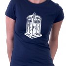 Doctor Who Medium T-Shirt Blue - TARDIS Police Box