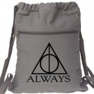 Always Harry Potter Gray Backpack - Deathly Hallows
