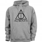 Always Harry Potter Hoodie Gray Sweatshirt