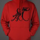 Octopus Red Hoodie Sweatshirt