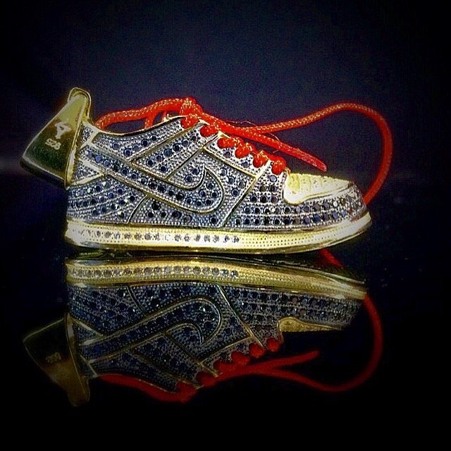 Custom Silver Air Force One Pendant