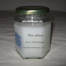 Pina Colada Scented 12 Ounce Hexagon Jar Candle