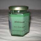 Watermelon Scented 9 Ounce Hexagon Jar Candle