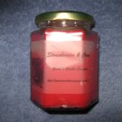 Strawberries & Cream 12 Ounce Hexagon Jar Candle