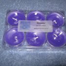 Unscented Lavender 6 Pack Tealight Candle Set