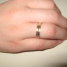 Alloy Metal Fashion Ring~Size 8