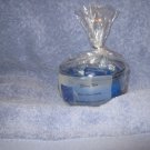 Spring Rain Scented 8 Ounce Glass Round Jar Candle