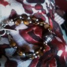 "Tiger Within" Bracelet 925 Sterling Tiger Eye Healing Artisan