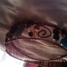 "Spring Forward" Bangle Bracelet Wire Work Gem Stones