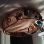 "Spring Forward" Bangle Bracelet Wire Work Gem Stones
