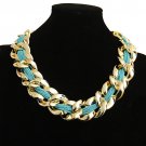 Fashion Ladies Goldton Chain Necklace