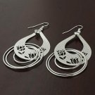 Fashion Three Loops Pendant Earrings