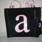 Intial A Microfiber Handbag