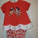 2 Piece Girls Set by Mickey & Co.   Size 24 Mos