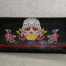 New Black Ej's Tattoo Wallet / Checkbook Holder