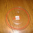 Coca~Cola Dinner Plate Clear Glass