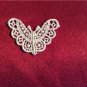 Pack of 5 small venise lace butterfly appliques