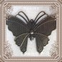 5 XL brass butterfly findings crafts jewelry findings insects victorian vintage