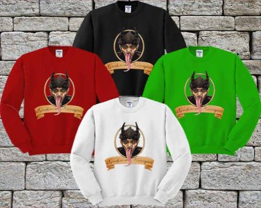 Krampus Face, Hoodie, Sweatshirt, Sweater, Shirt, Unisex Adult