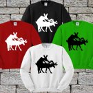 Reindeer humping 1, Hoodie, Sweatshirt, Sweater, Shirt, Unisex Adult
