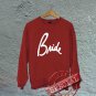 Bride - Unisex CREW Sweatshirt - Red, Hoodie, Sweatshirt, Sweater, Shirt, Unisex Adult