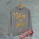 Matron of Honor - Off the Shoulder Slouchy Tee - Gray with Gold