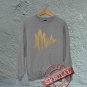 Mrs - Off the Shoulder Slouchy Tee - Gray with Gold
