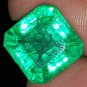 Emerald Columbia Natural 9.40 Carat Ascher Cut Faceted Excellent Cut Grade Transparent