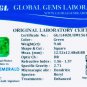 Emerald Columbia Natural 9.40 Carat Ascher Cut Faceted Excellent Cut Grade Transparent