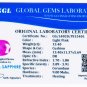 PINK SAPPHIRE THAI NATURAL EXCELLENT CUSHION CUT TRANSPARENT 13.40 CARAT 13x11x5 mm GGL CERT