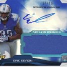 2014 Finest Jumbo Jersey Autographs Blue Refractors #AJREE Eric Ebron Auto 57/99