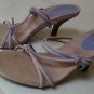 AEROSOLES womans sz 8.5 B lavendar & beige suede New with 3" kitten heels