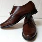 STUART McGUIRE  Mens sz.8M New brown leather lace up shoes