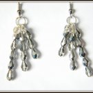 Metallic Smoke Dangle Earrings