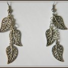 Triple Leaf Earrings