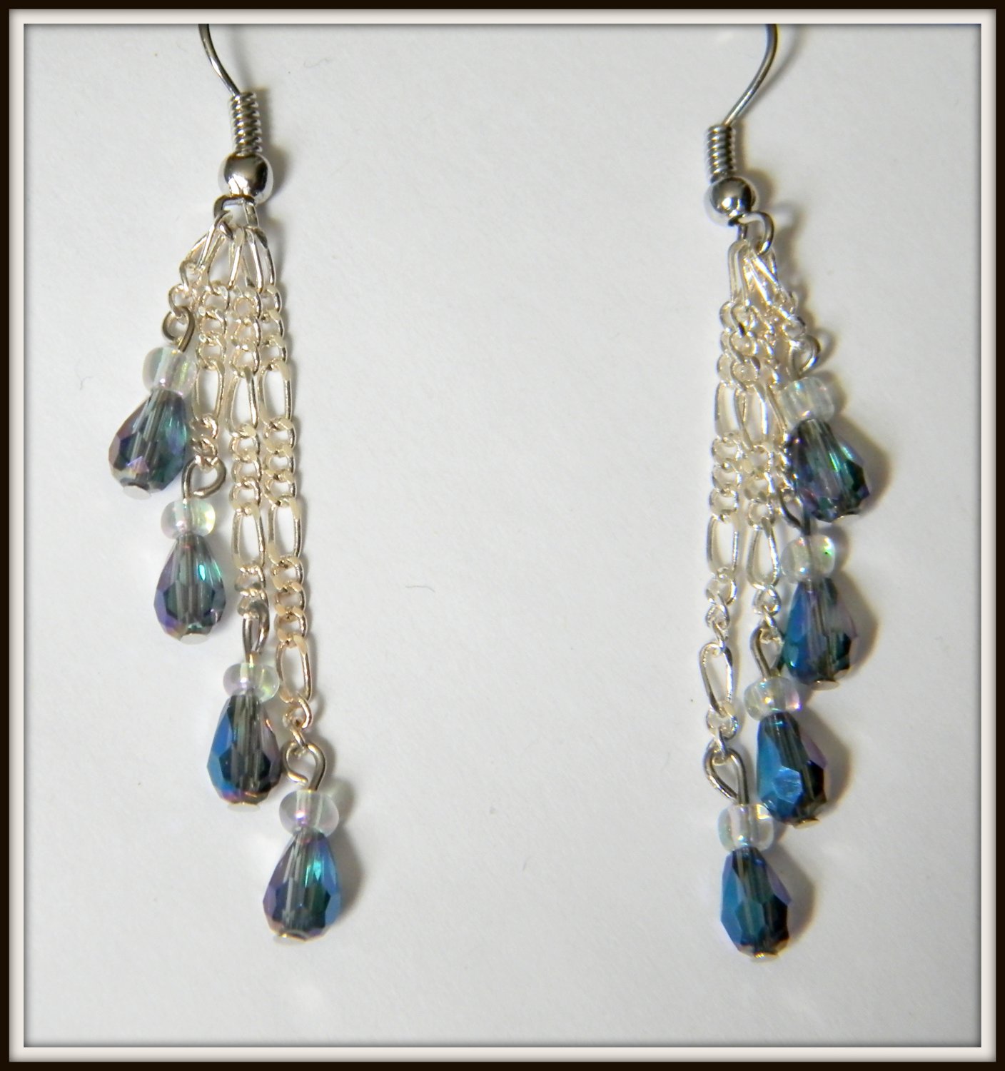 Rainbow Tear Earrings