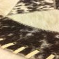 Best Seller Luxury Round Star Brown and White Cowhide Area Rug