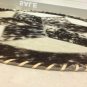 Best Seller Luxury Round Star Brown and White Cowhide Area Rug