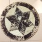 Best Seller Luxury Round Star Brown and White Cowhide Area Rug