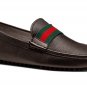 Zapprix Mens Driver Moccasin Cowhide Leather Loafer Shoes