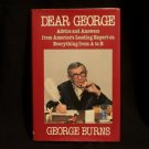 Dear George Book by George Burns