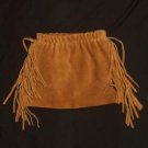 Girls Fringed Leather PowWow Western Skirt NEW 2
