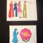 Vintage 70's 1975 Creative Patterns B1  Tunic Top Pant Pants Suit Pattern Uncut 5 sizes