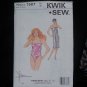 Kwik Sew Lingerie Pattern Camisole Bias Back Bikini Panties Panty Bias Slip XS S M L