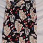 Casino Gambler Poker Gambling Wrap Skirt S Misses 4