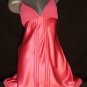 Coral Pink Chemise Nightgown L Lingerie Chiffon