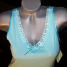 Vanity Fair Aqua Nightgown Lingerie M NEW
