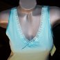 Vanity Fair Aqua Nightgown Lingerie M NEW