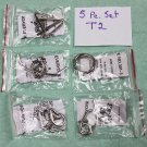 Wire Metal Puzzles 5 Piece Set, Group T2